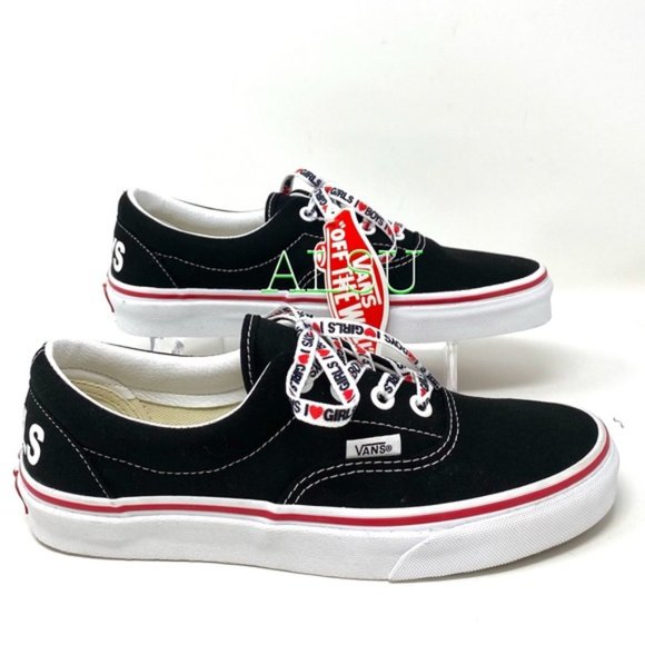 💖MEGA SALE💖VANS ERA I heart ❤️ Black Canvas Men's Size 9.5 13 VN0A4U39WKU - Picture 9 of 12